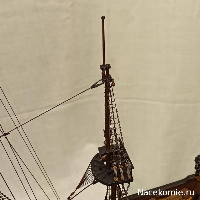 Собери Чёрную Жемчужину. Рангоут и такелаж.