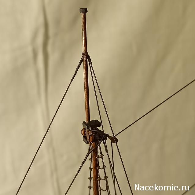 Собери Чёрную Жемчужину. Рангоут и такелаж.