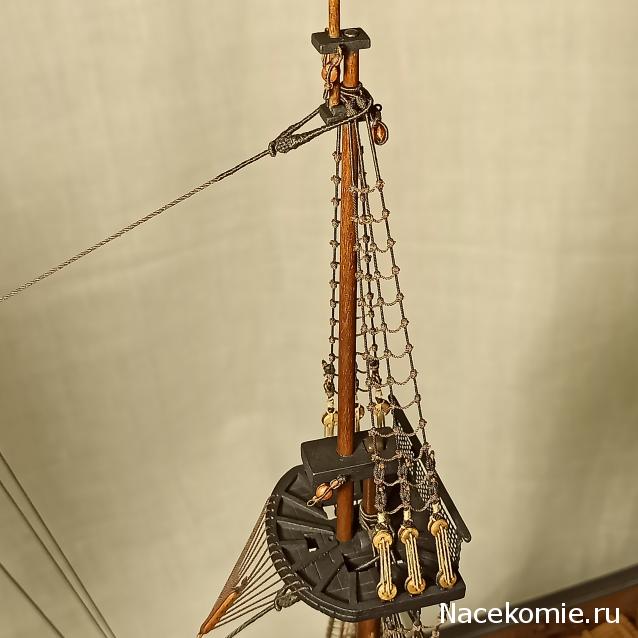 Собери Чёрную Жемчужину. Рангоут и такелаж.