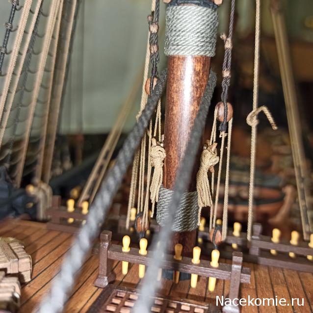 Собери Чёрную Жемчужину. Рангоут и такелаж.