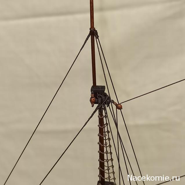 Собери Чёрную Жемчужину. Рангоут и такелаж.