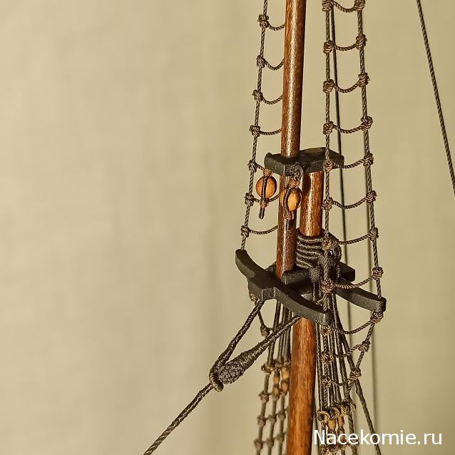 Собери Чёрную Жемчужину. Рангоут и такелаж.