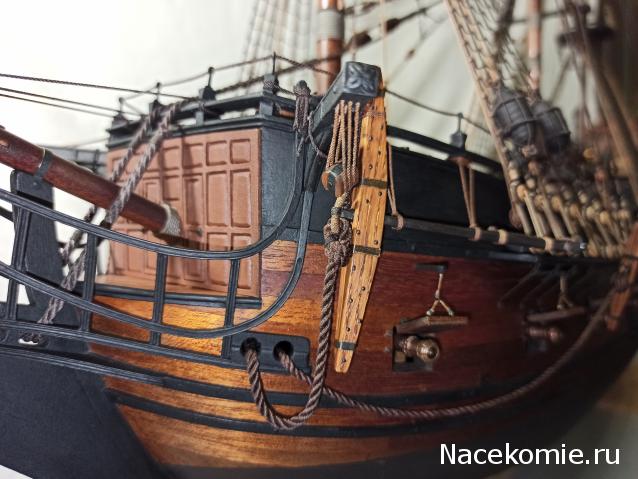 Собери Чёрную Жемчужину. Рангоут и такелаж.