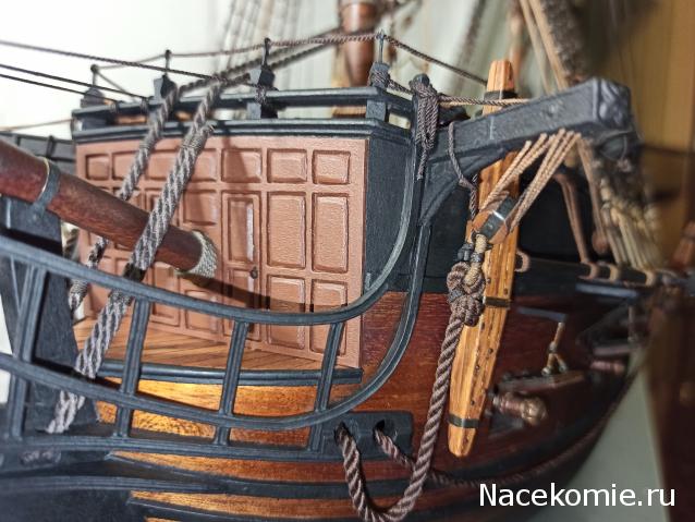 Собери Чёрную Жемчужину. Рангоут и такелаж.