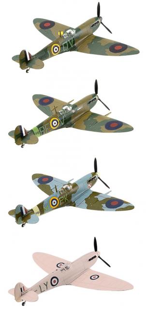 F-Toys VS15 Spitfire Mk.I и Bf.109E в 1/144