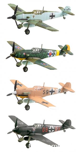 F-Toys VS15 Spitfire Mk.I и Bf.109E в 1/144