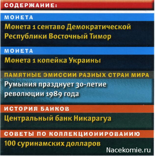 Монеты и Банкноты №470 - 1 копейка (Украина), 1 сентаво (Восточный Тимор)