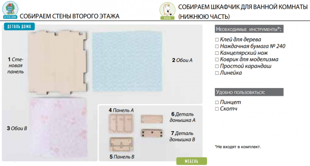 Собираем Муми-дом - Российская комплектация номеров