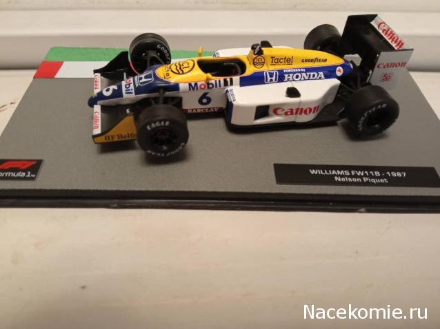 Formula 1 №73 - Williams FW 11B - Нельсон Пике (1987)