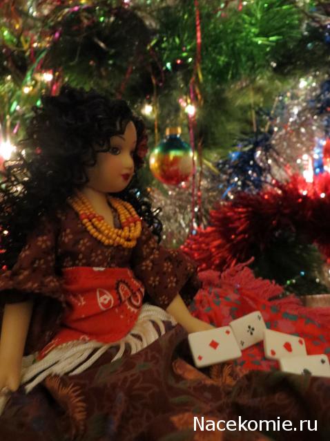 Куклы в народных костюмах №67 Кукла в цыганском девичьем костюме