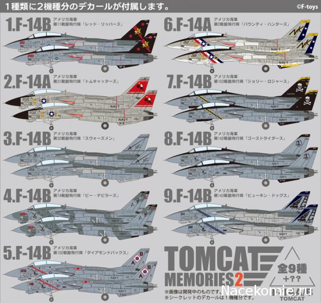 Модели и гашапоны в 1/144 - F-Toys, Bandai, Takara и другие