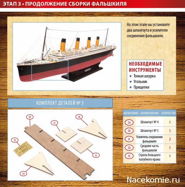 Соберите «Титаник» - Посылка №2