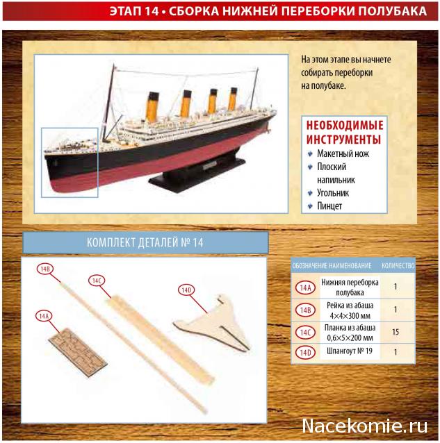 Соберите «Титаник» - Посылка №4