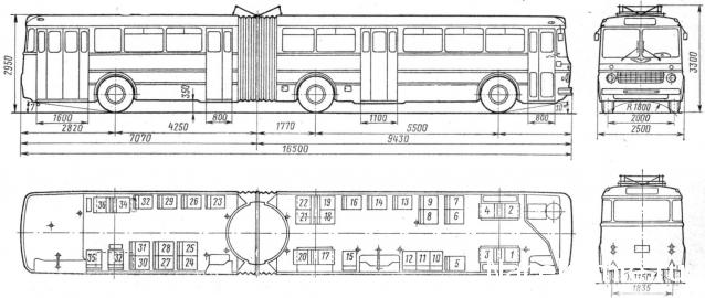 Наши Автобусы №38 - Икарус-556