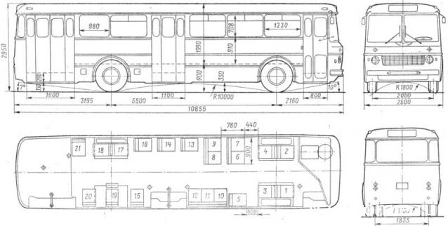 Наши Автобусы №38 - Икарус-556