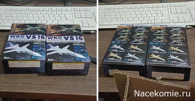 F-Toys VS16 Су-24 и F-111 в 1/144