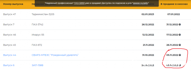 Наши Автобусы - График выхода и обсуждение