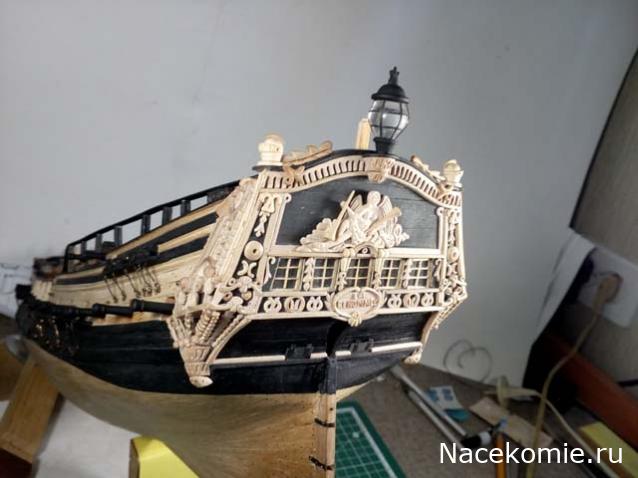 Французский фрегат "La Renommee"  1744 г  М 1:72