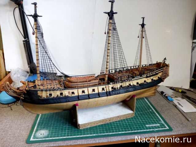 Французский фрегат "La Renommee"  1744 г  М 1:72