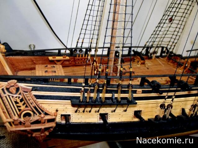 Французский фрегат "La Renommee"  1744 г  М 1:72