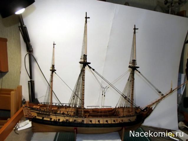 Французский фрегат "La Renommee"  1744 г  М 1:72