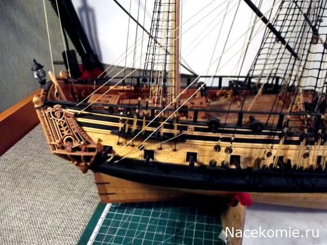 Французский фрегат "La Renommee"  1744 г  М 1:72