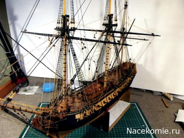 Французский фрегат "La Renommee"  1744 г  М 1:72