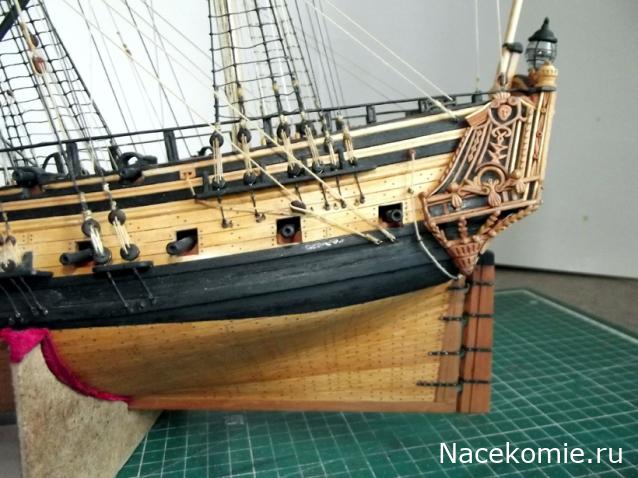 Французский фрегат "La Renommee"  1744 г  М 1:72