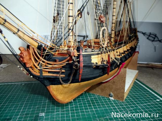 Французский фрегат "La Renommee"  1744 г  М 1:72