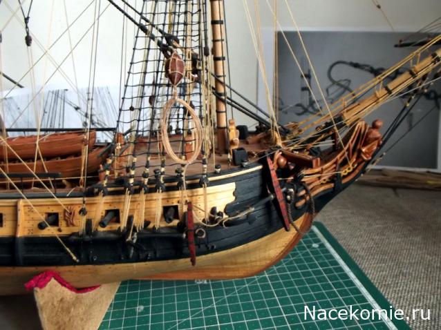 Французский фрегат "La Renommee"  1744 г  М 1:72