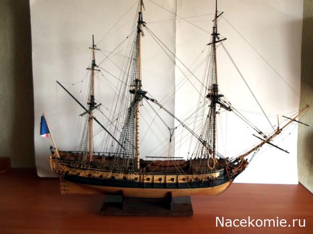 Французский фрегат "La Renommee"  1744 г  М 1:72