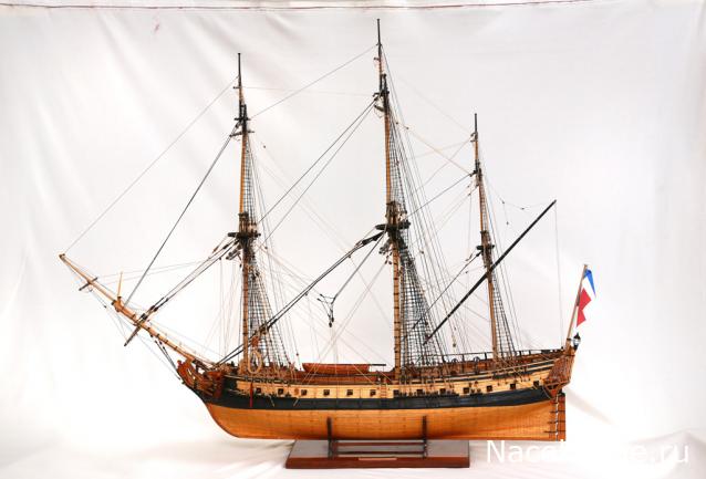 Французский фрегат "La Renommee"  1744 г  М 1:72