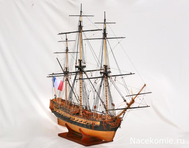 Французский фрегат "La Renommee"  1744 г  М 1:72