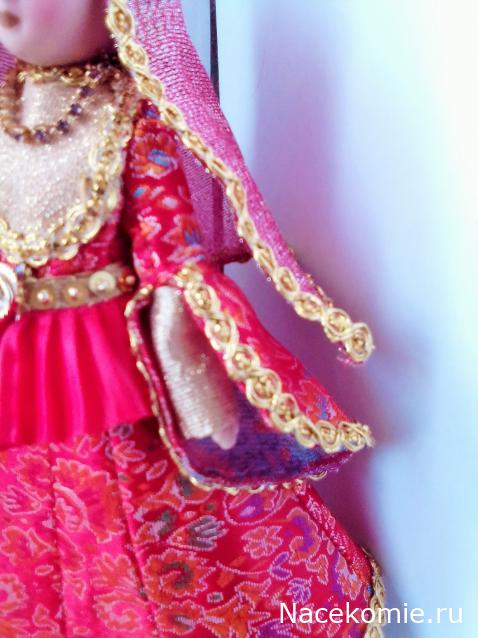 Куклы в народных костюмах №32 Кукла в азербайджанском праздничном костюме