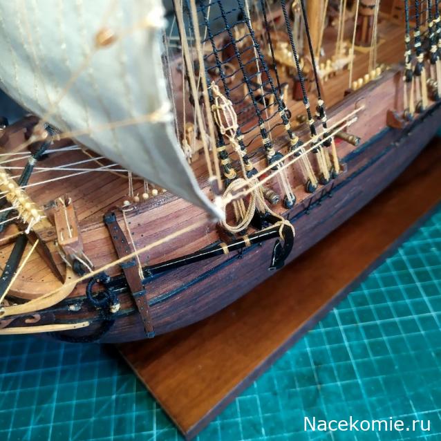 Бриг "Cygne"  M 1:50 По монографии Жана Будрио