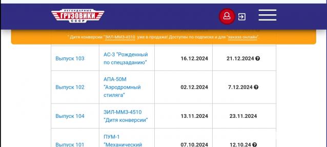 Легендарные Грузовики СССР - График выхода и обсуждение
