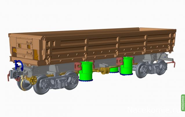 Наши поезда. Спецвыпуск №ХХ - 4-осный вагон-самосвал, модели 31-656