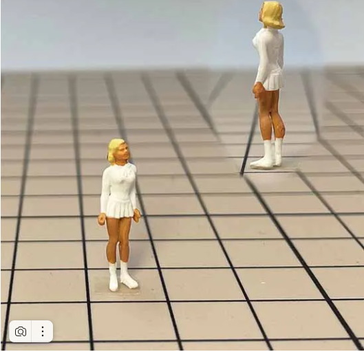 "Раскрашивание неокрашенных фигурок. Масштаб : 1/100 и 1/87