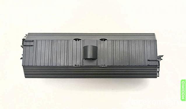 Наши поезда. Спецвыпуск №05 - Вагон-платформа для перевозки стали в рулонах, модель 13-9906