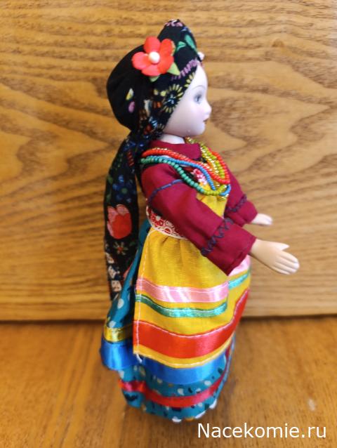 Куклы в народных костюмах №53 Кукла в летнем иркутском (семейском) костюме