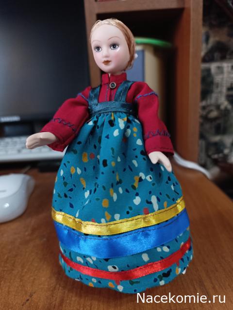 Куклы в народных костюмах №53 Кукла в летнем иркутском (семейском) костюме