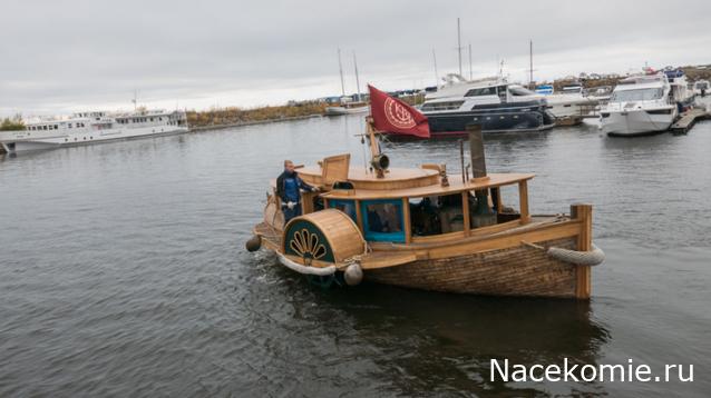 Паровой колесный катер Абрау-Дюрсо, М 1:48