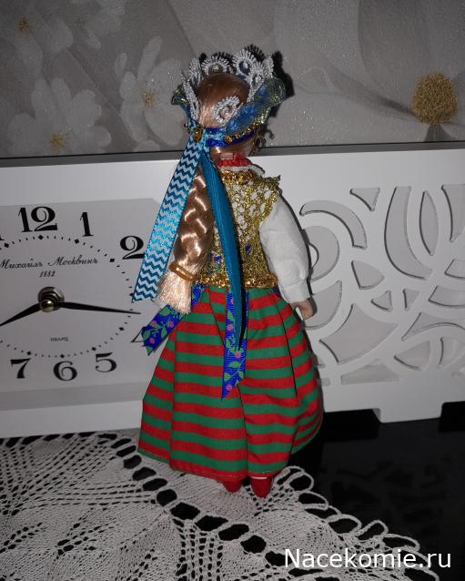 Куклы в народных костюмах №44 Кукла в литовском девичьем костюме