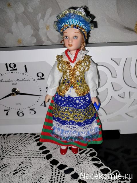 Куклы в народных костюмах №44 Кукла в литовском девичьем костюме