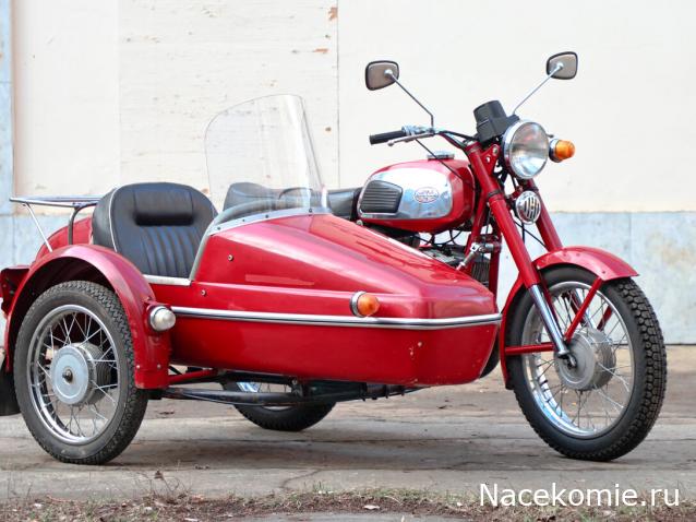 Наши Мотоциклы № 91. Jawa 350/634 с коляской Velorex 562