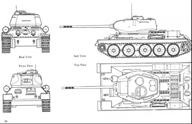 Русские танки № 13 - Т-34-85 т-34чм.jpg 44.38 Кб Просмотров: 3566.