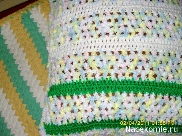 Чудесный крючок №1: туника, подушки, шарф