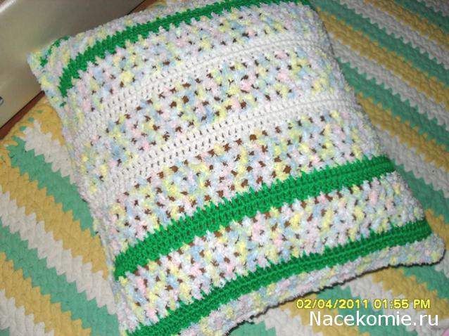 Чудесный крючок №1: туника, подушки, шарф