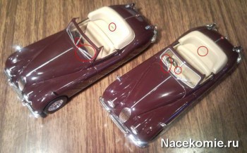 Суперкары сравнение тестовой и основной серии Выпуск №4 jaguar xk140