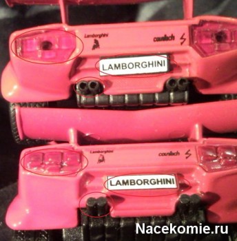 Lamborghini Countach LP500 сравнение тестовой серии суперкары